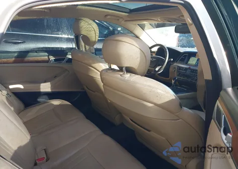 2015 Hyundai Genesis 5.0 из США, поврежденный, VIN KMHGN4JF1FU091836